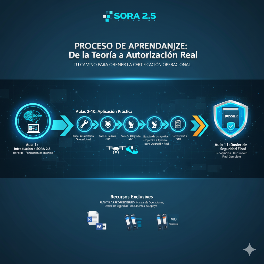 metodoligía curso gerente responsable operadora de drones